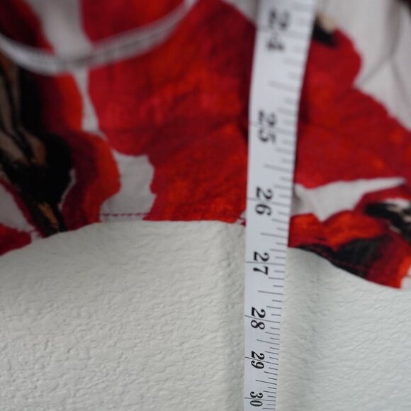 NIC+ZOE Petal Pop Top Size L Blouse Lightweight Patterned - Picture 7 of 7